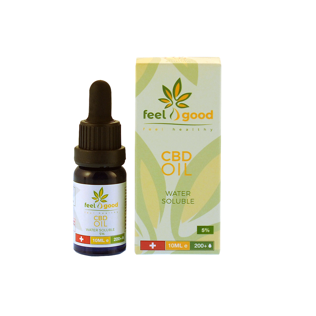 FEEL GOOD - CBD Oil 1000mg - 10% (10ml) - Water Soluble