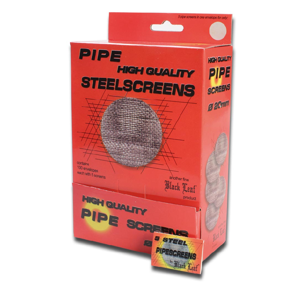 BLACK LEAF - Pipe Steelscreens 20mm 5pcs