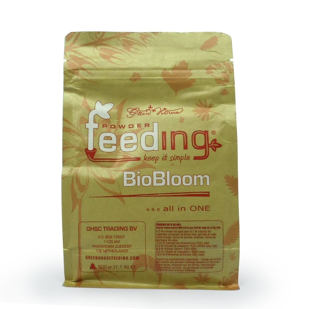 GREENHOUSE FEEDING - Bio Bloom 500G