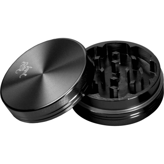 BL - Aluminium Grinder 2-part Anodised (Black)
