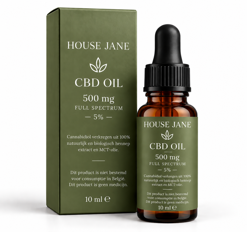 HOUSE JANE - CBD oil 500mg - 10ml (5%)