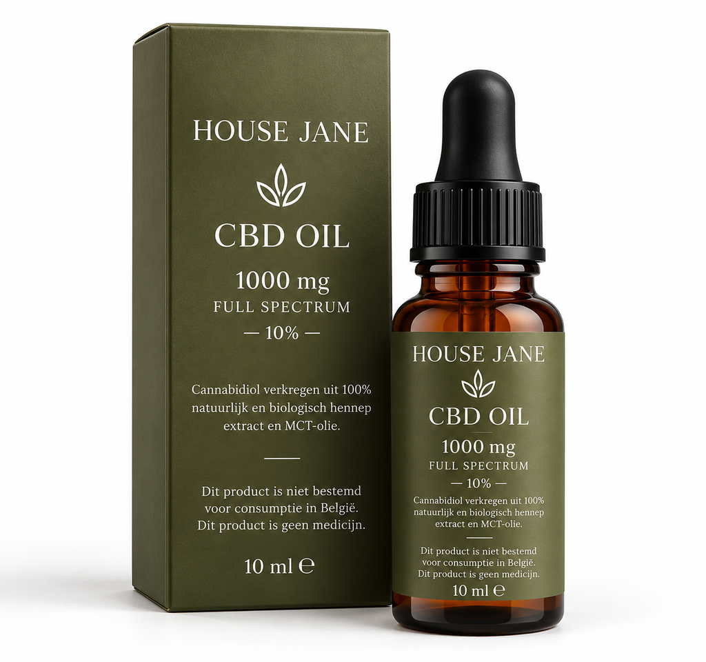 HOUSE JANE - CBD OIL 1000mg - 10ml (10%)