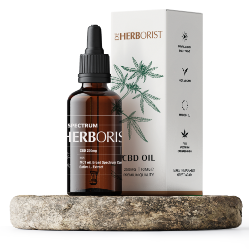 De Herborist - CBD 250mg - 10ml (2,5%)