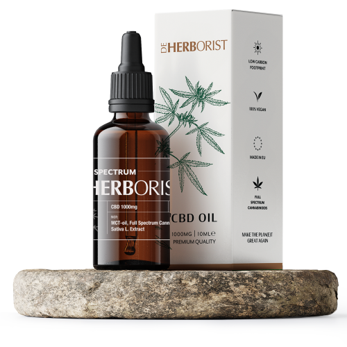 De Herborist - CBD 1000mg - 10ml (10%)
