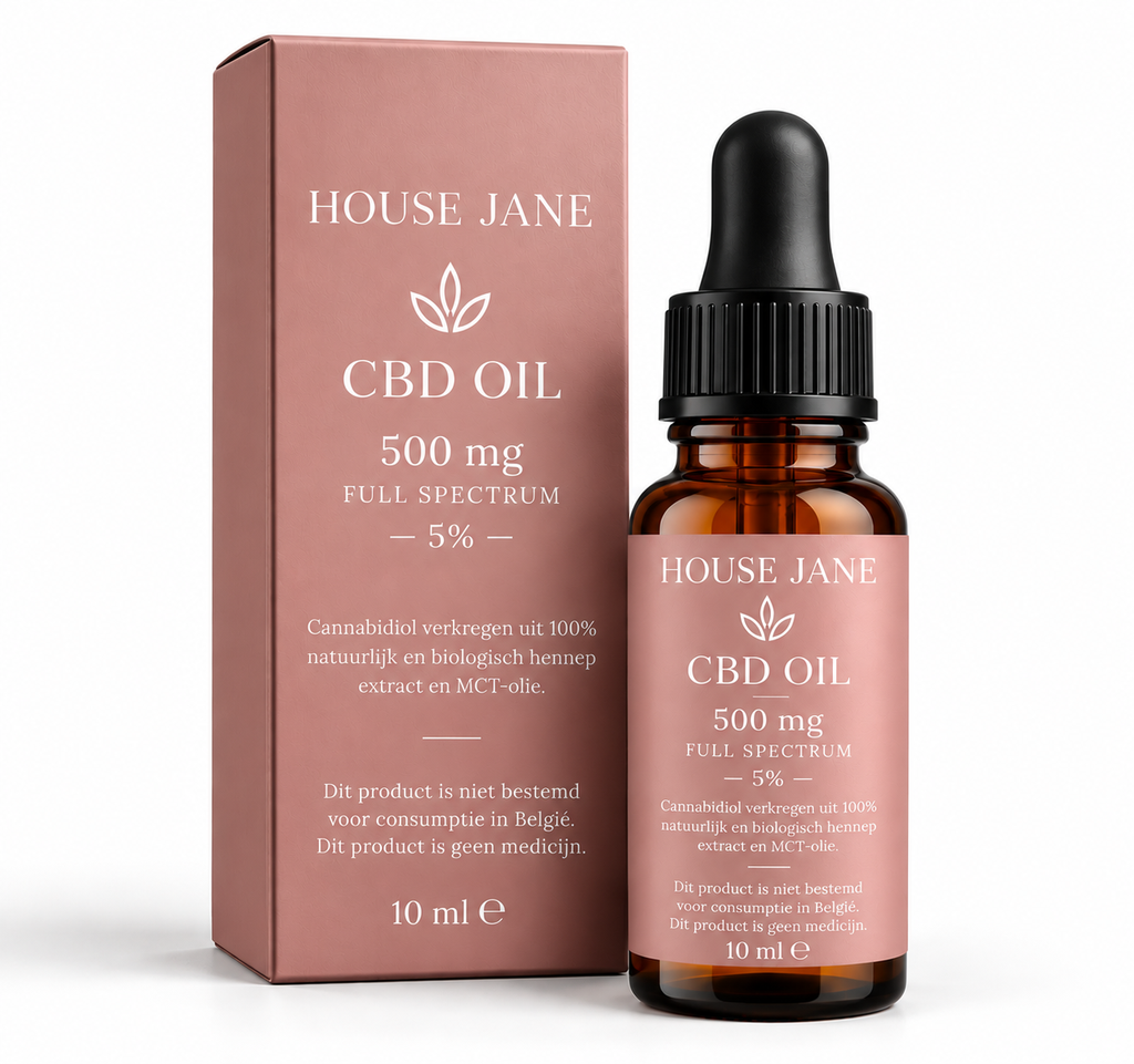 HOUSE JANE - CBD oil 500mg - 10ml (5%) Broad Spectrum