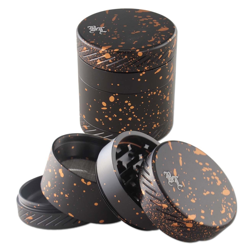 BLACK LEAF - Crown Aluminium Grinder 4-part violet (Black)
